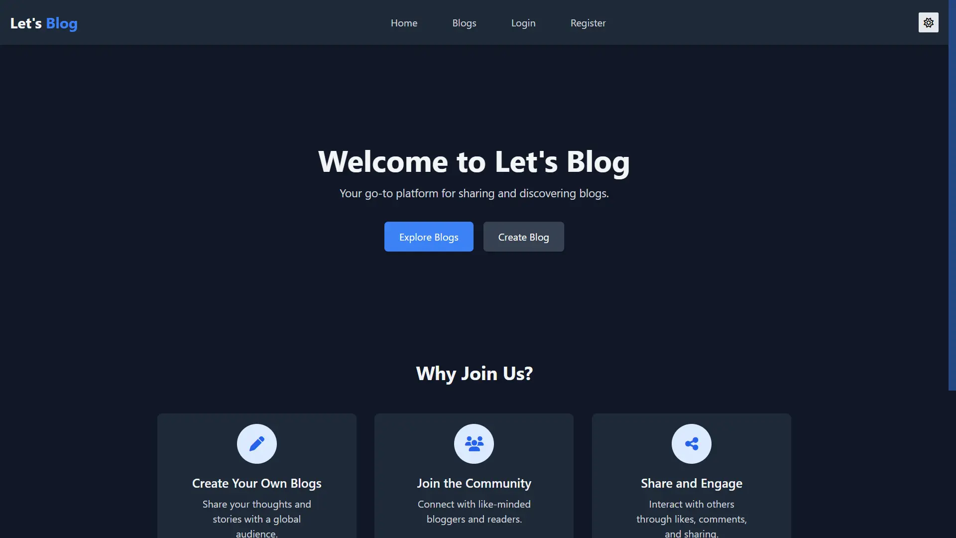 Let's Blog Project